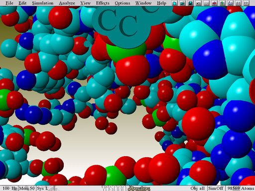 Ribosome, zoomed in